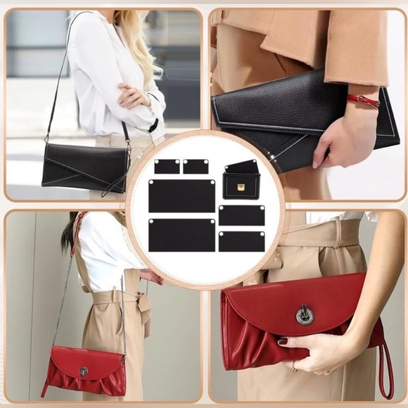 GUNMETAL,SILVER OR GOLD👜 CHAIN & INSERT.MAKE A BEAUTIFUL WALLET INTO A CROSSBODY - Picture 11 of 13